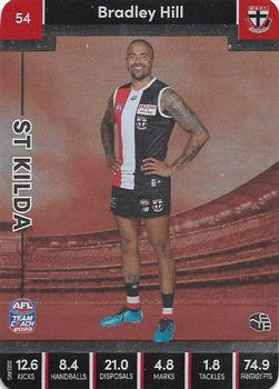 2023 AFL TeamCoach - Silver #54 Bradley Hill Front